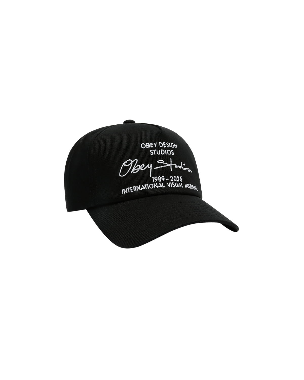 obey cappelli Obey Design Studios 5 Panel Strapback