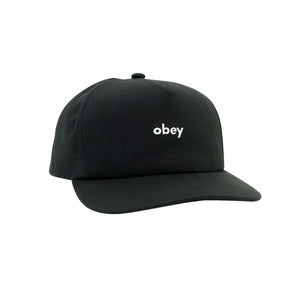 OBEY LOWERCASE 5 PANEL SNAP