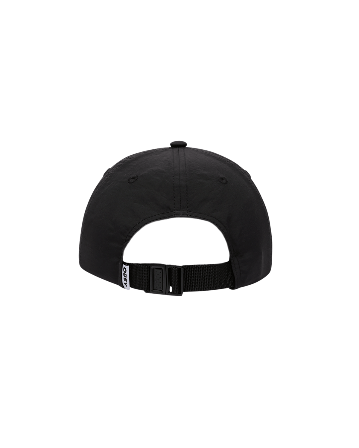 obey cappelli Obey Script Nylon 6 Panel Strapback