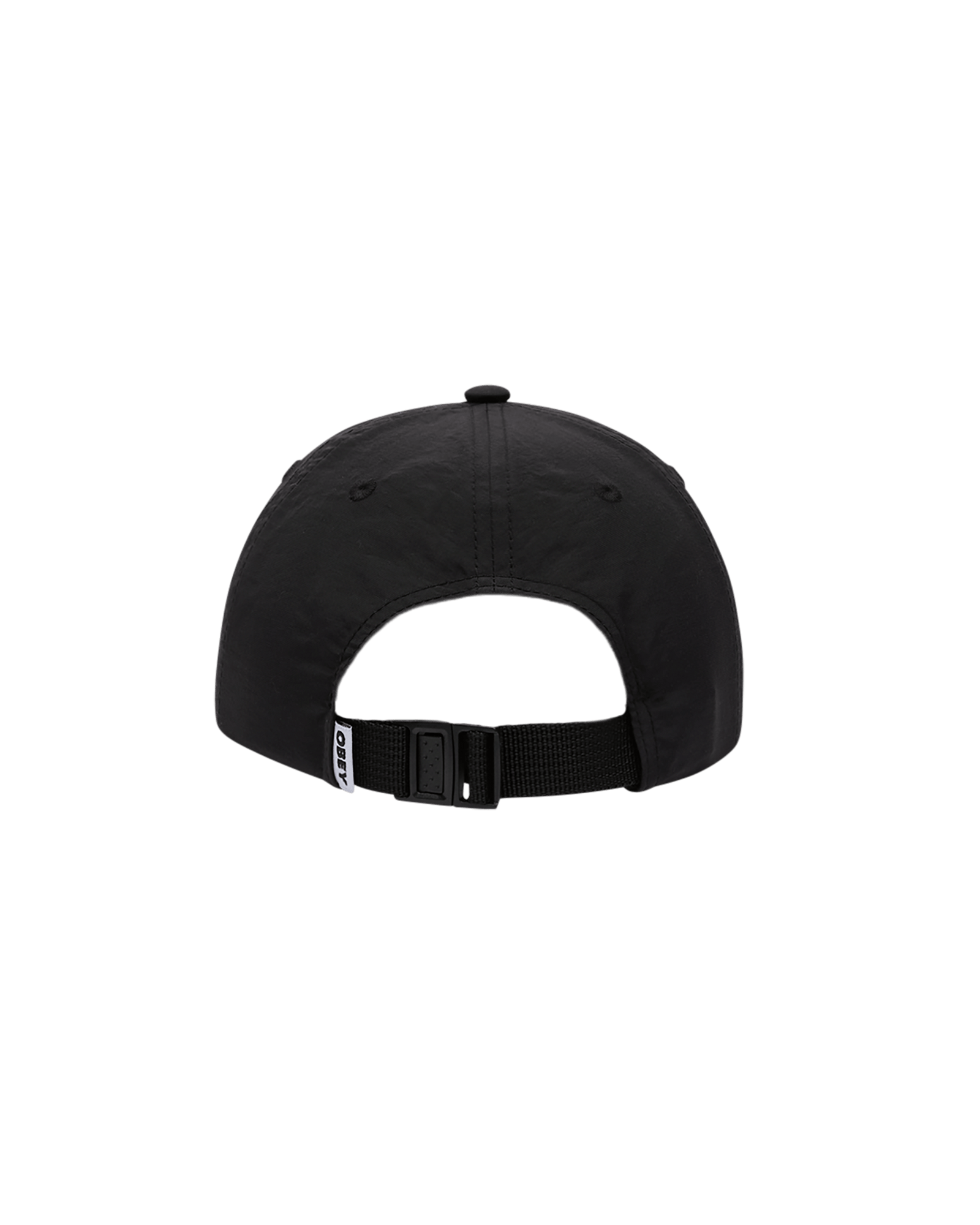 obey cappelli Obey Script Nylon 6 Panel Strapback