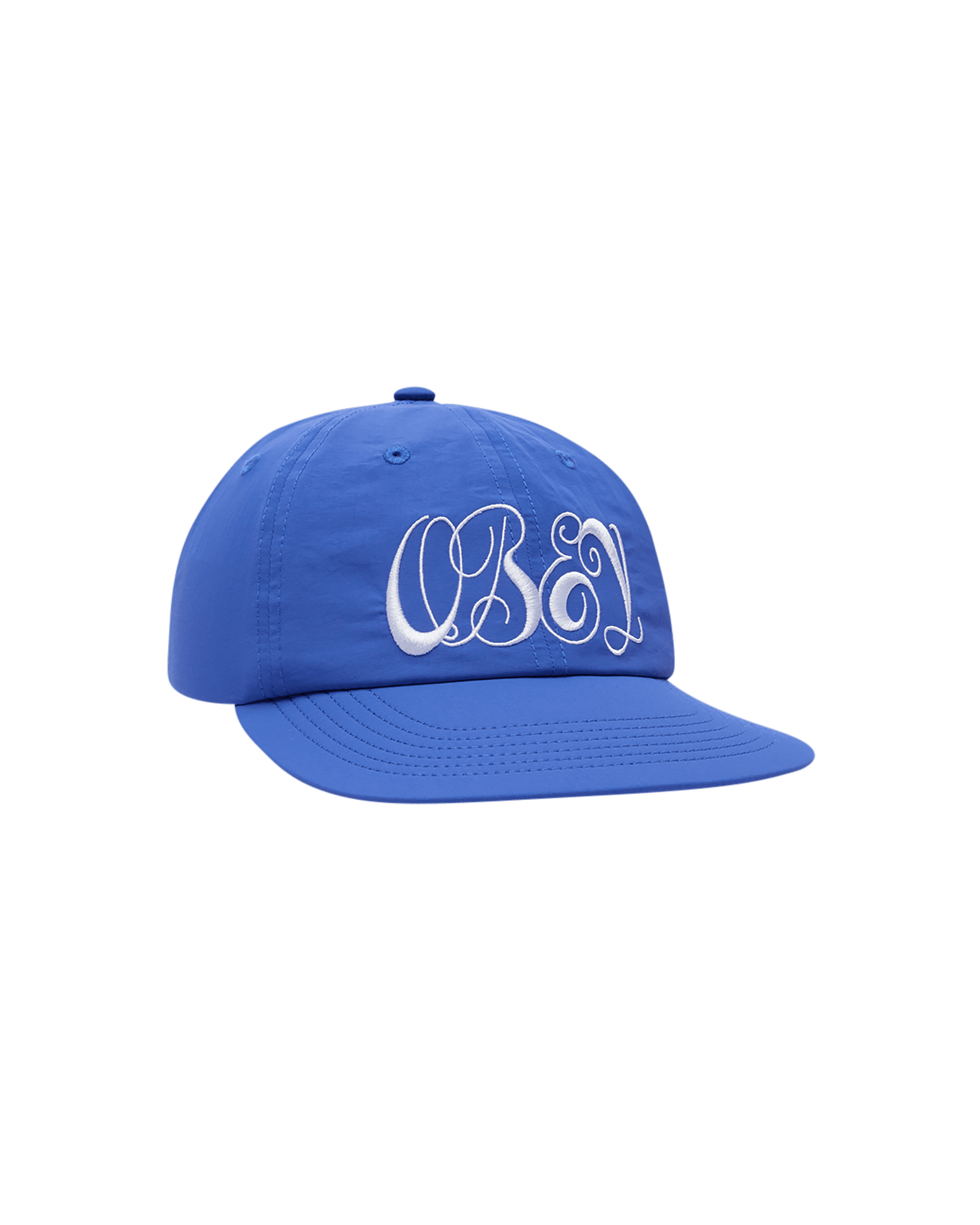 obey cappelli Obey Script Nylon 6 Panel Strapback