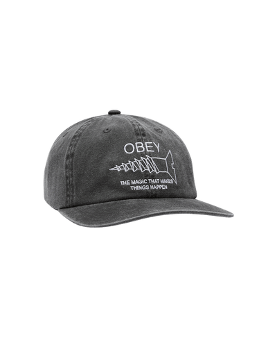 cappelli obey PIGMENT THINGS HAPPEN 6 PANEL STRAPBACK