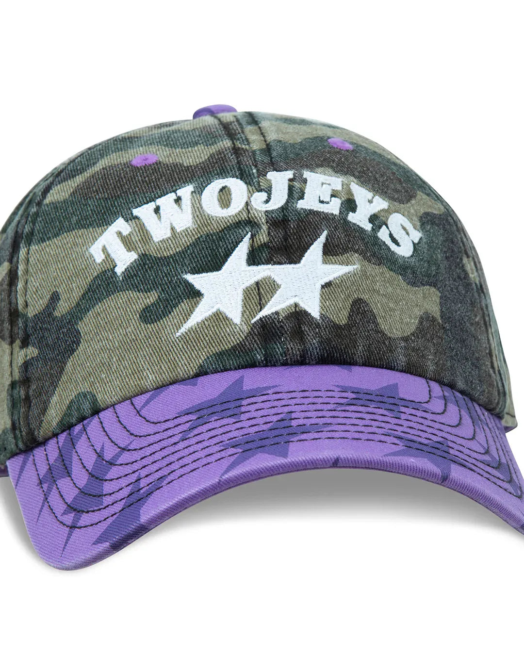 two jeys cappelli Mismatched Camo Dad Cap