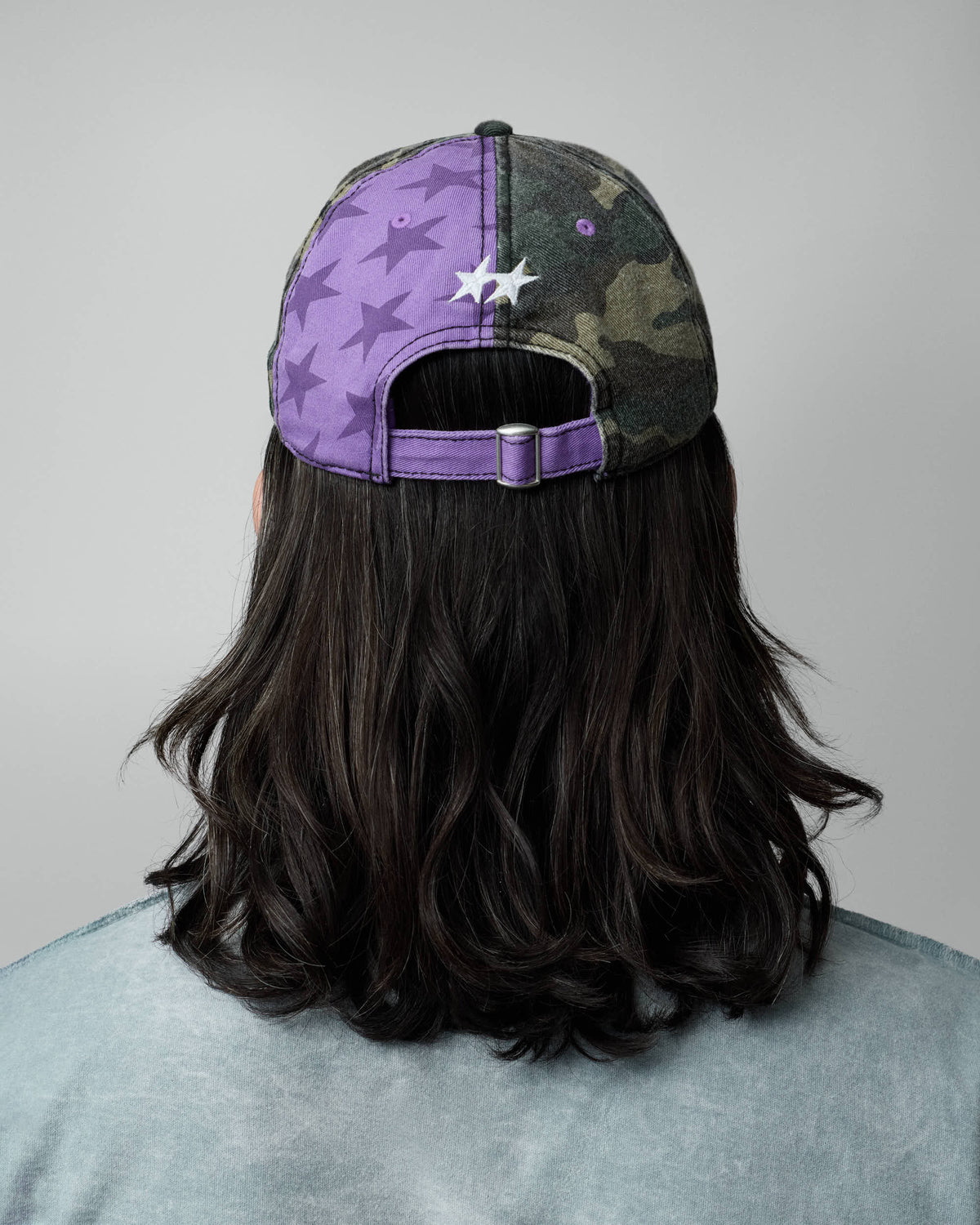 two jeys cappelli Mismatched Camo Dad Cap