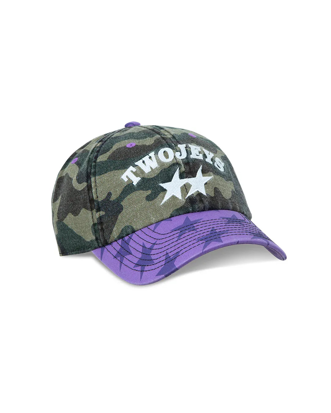 two jeys cappelli Mismatched Camo Dad Cap