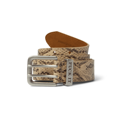 cinture huf FUCK IT SNAKESKIN BELT