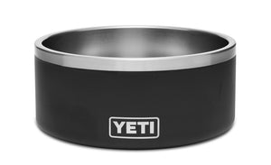 BOOMER 8 DOG BOWL BLACK - BLACK