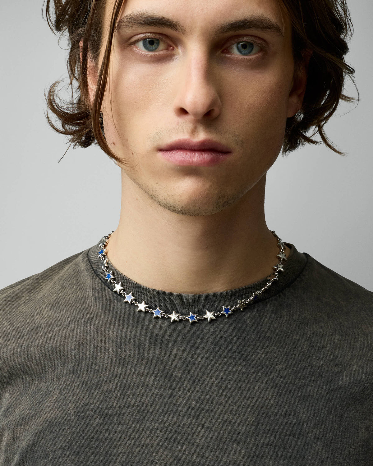 two jeys collane Blue Enameled Stars Necklace