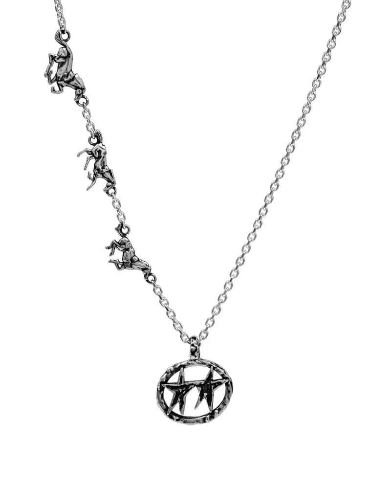 two jeys collane Superstar Three Horse Necklace