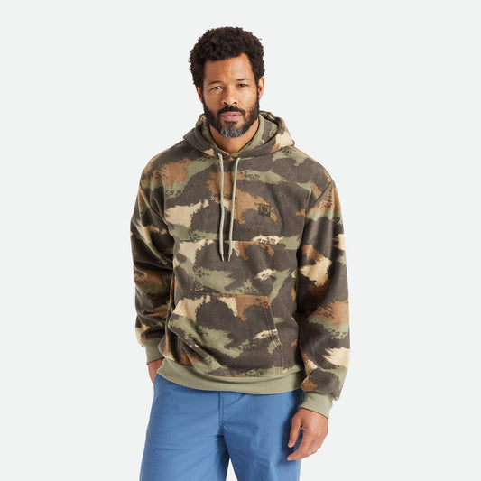 brixton BLANKET FLEECE HOOD - BRUSHED CAMO foto 2