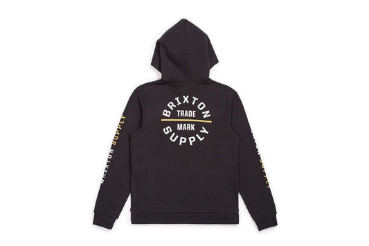 brixton Oath Vi Hood Black/Yellow/White foto 2