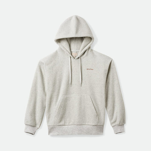 felpe brixton WEEKENDER BLANKET HOODIE - BEIGE HEATHER