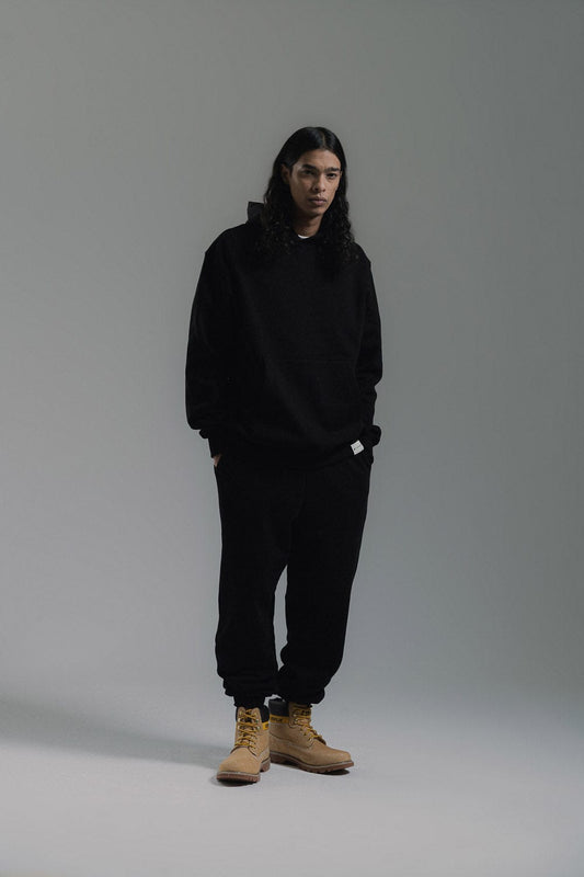 cat wwr Label Hoodie Fleece foto 5