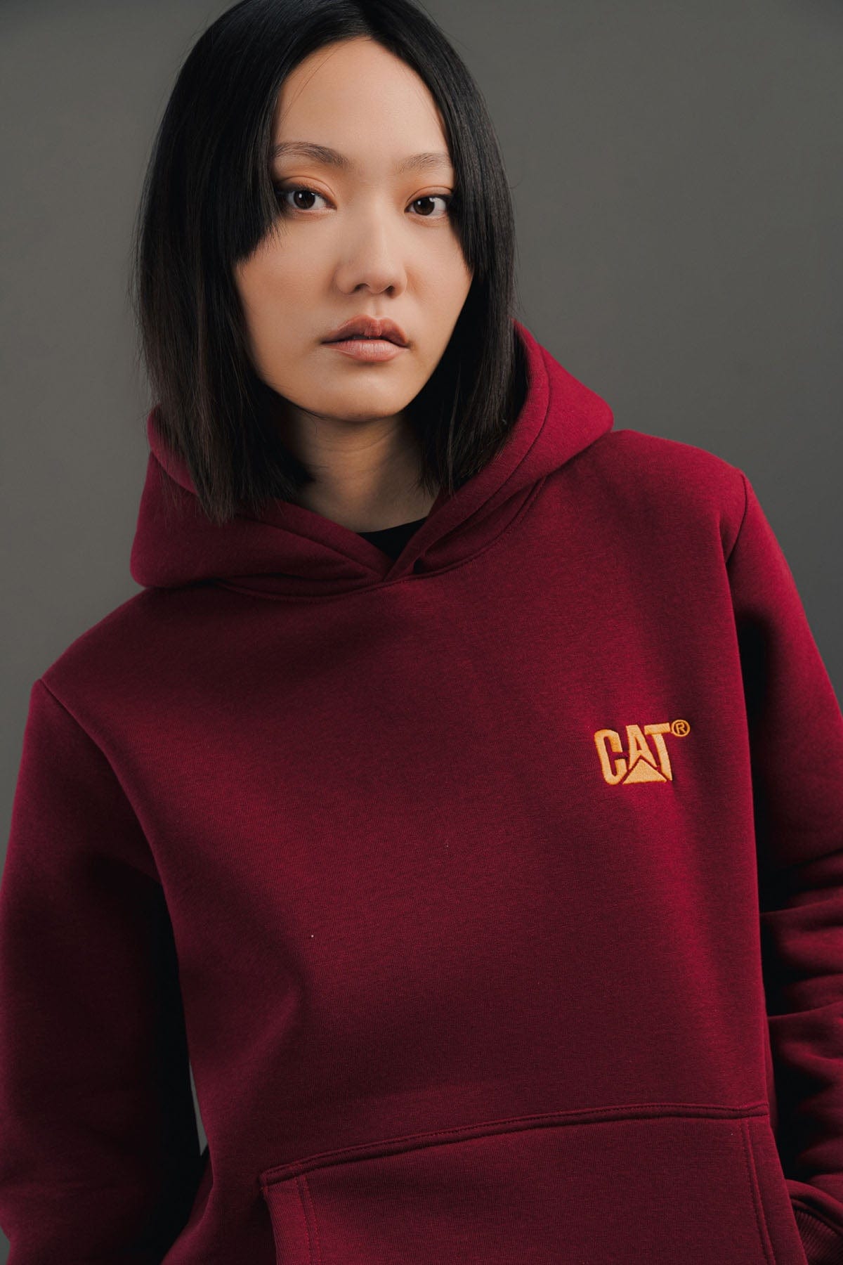cat wwr felpe Logo Hoodie