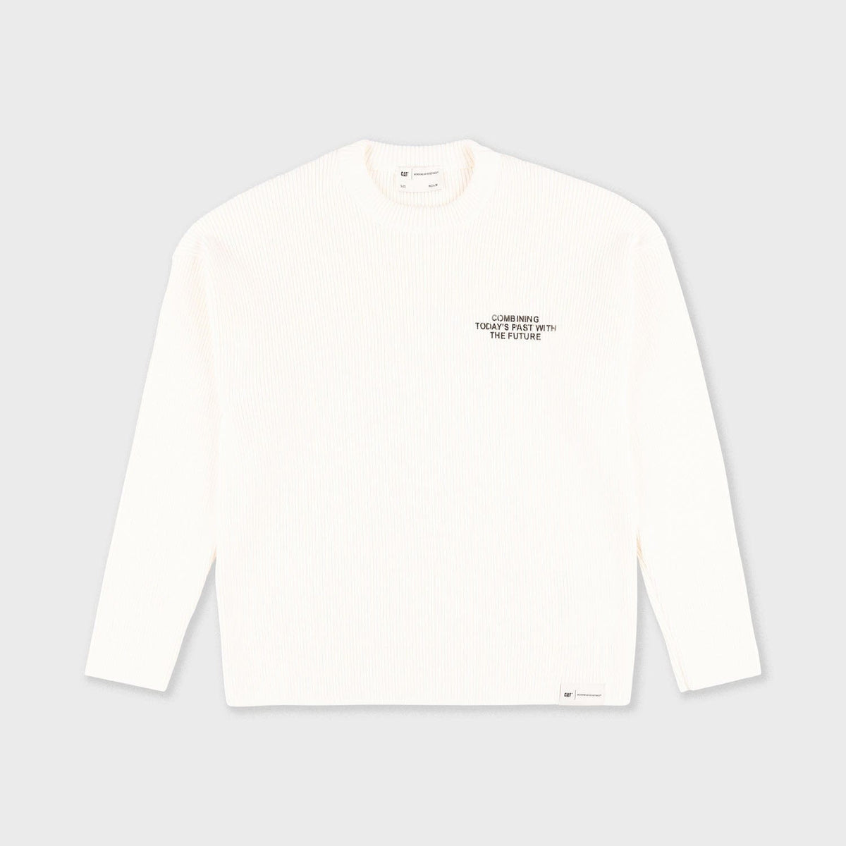 cat wwr felpe Past And Future Cotton Crewneck