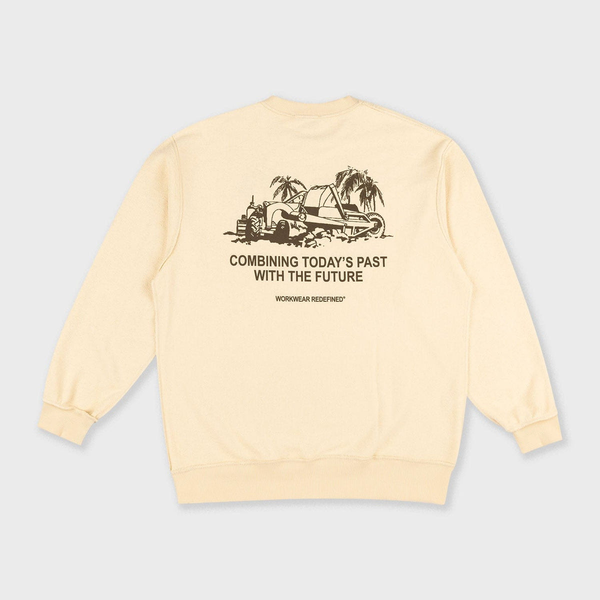 cat wwr felpe Past And Future Crewneck Fleece