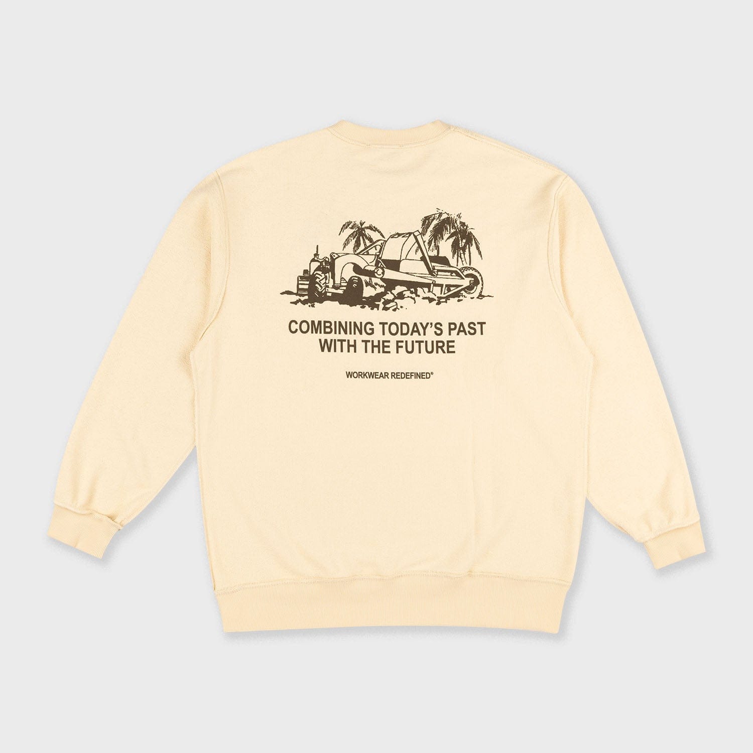 cat wwr felpe Past And Future Crewneck Fleece