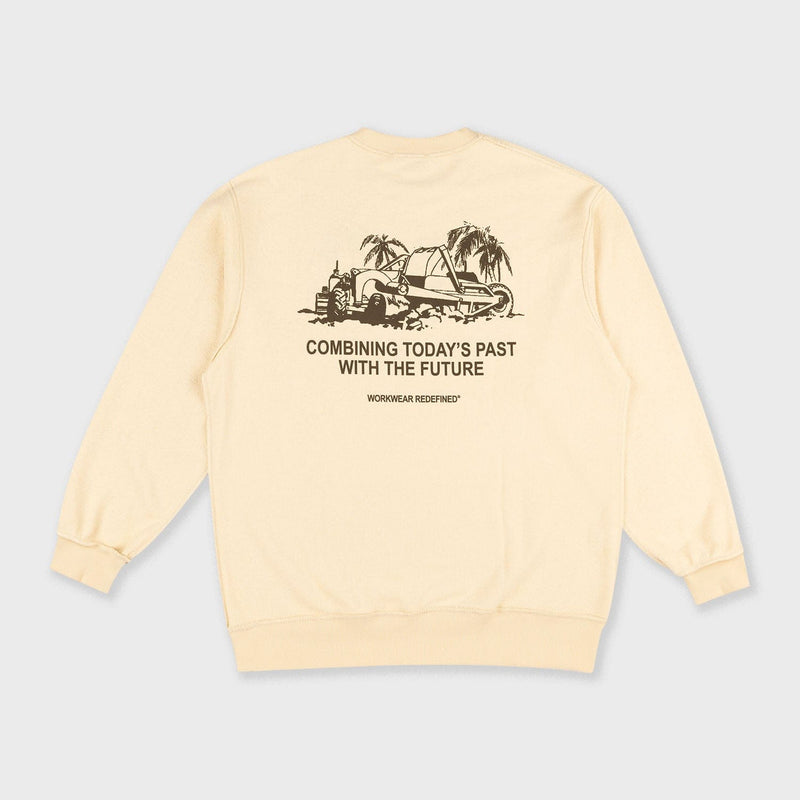 cat wwr felpe Past And Future Crewneck Fleece