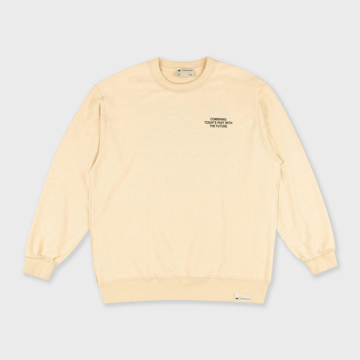 cat wwr felpe Past And Future Crewneck Fleece
