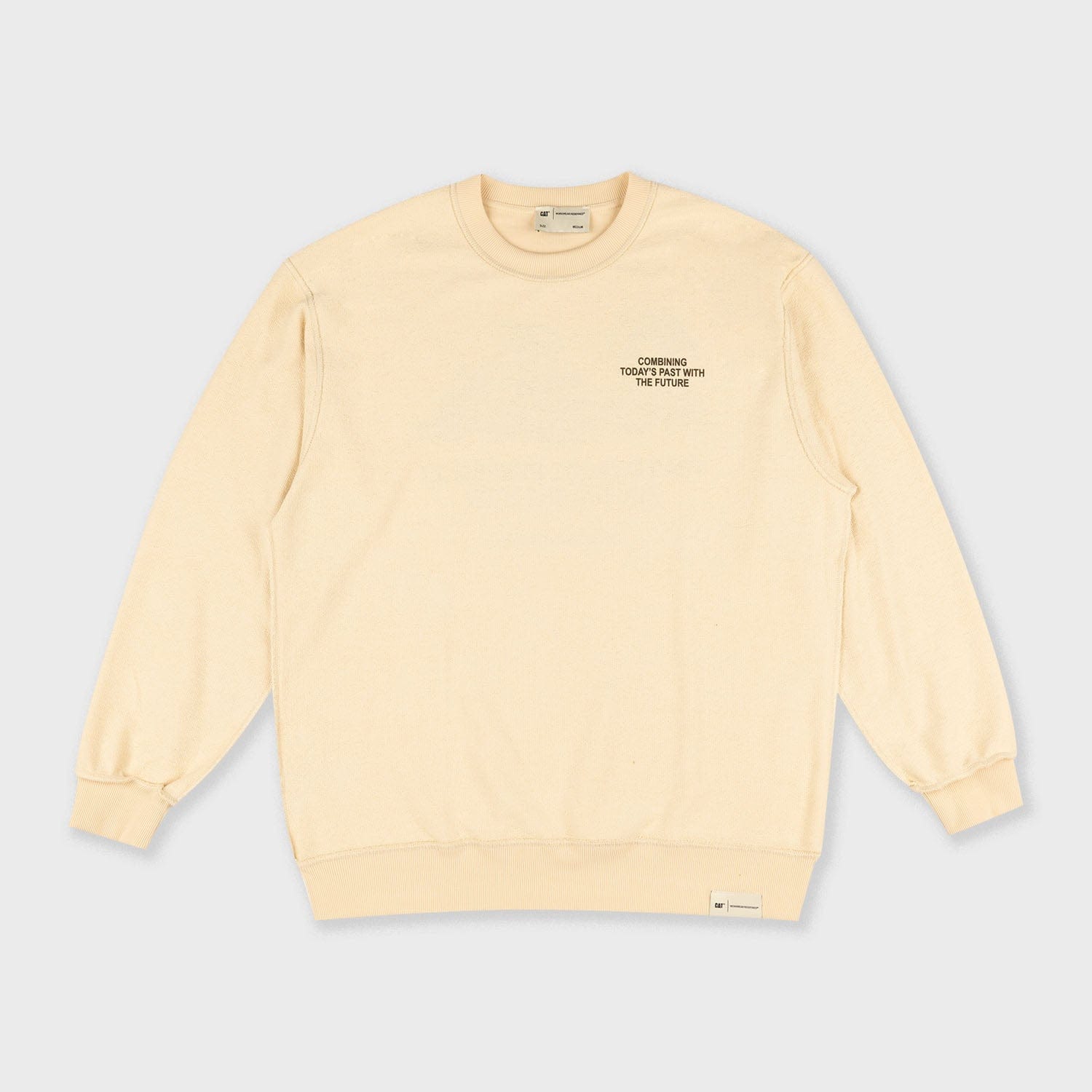 cat wwr felpe Past And Future Crewneck Fleece