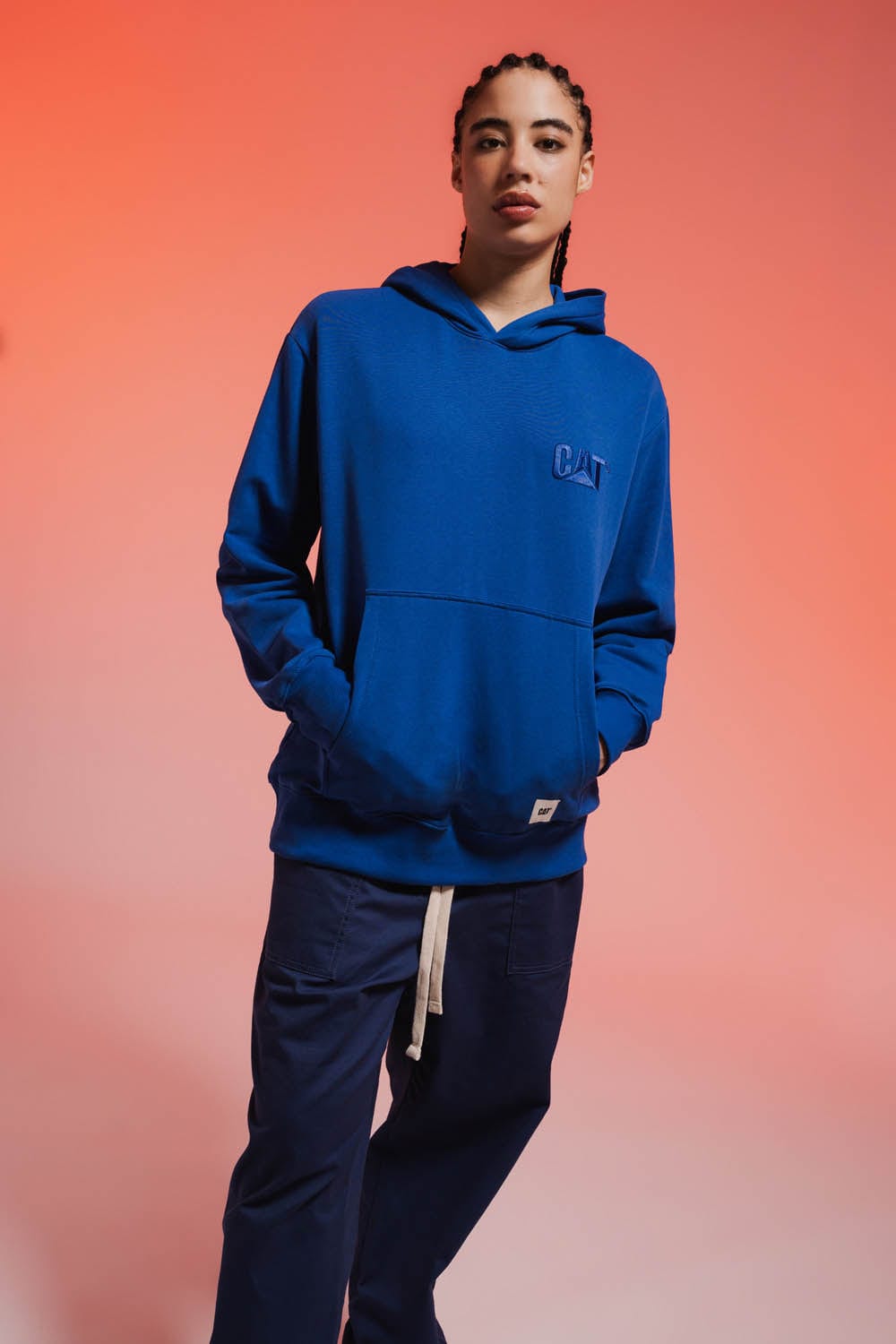cat wwr felpe Tonal Logo Hoodie