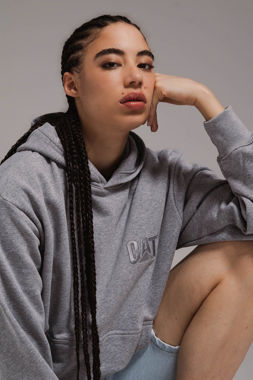 cat wwr felpe Tonal Logo Hoodie