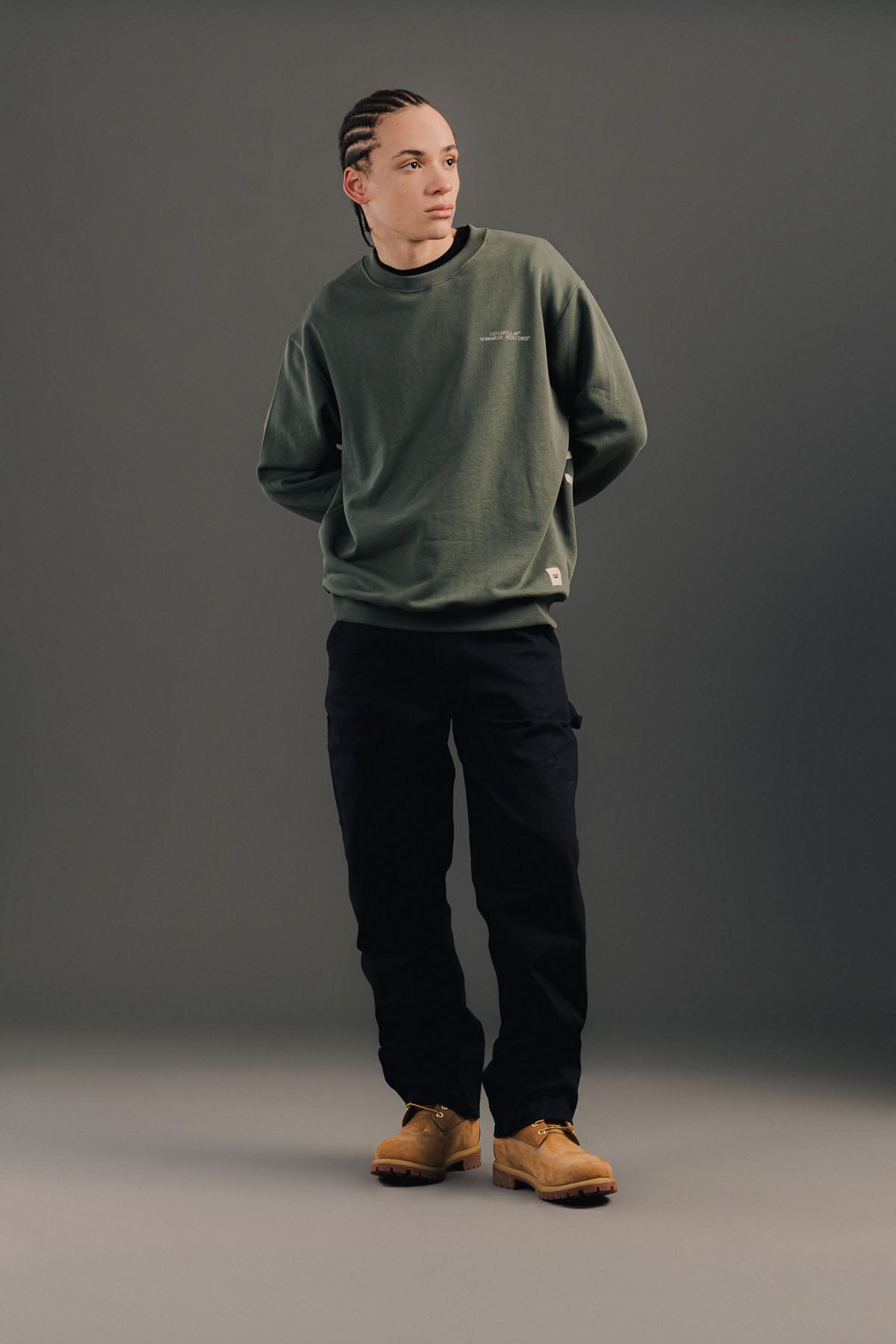cat wwr felpe Us Il Crewneck