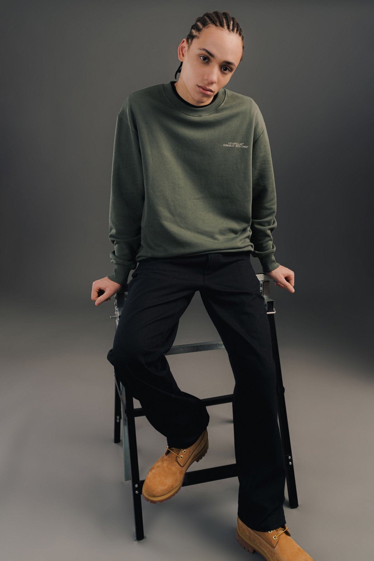 cat wwr felpe Us Il Crewneck