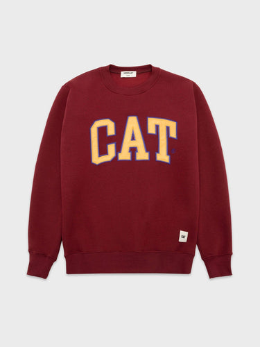 felpe cat wwr VARSITY CREWNECK