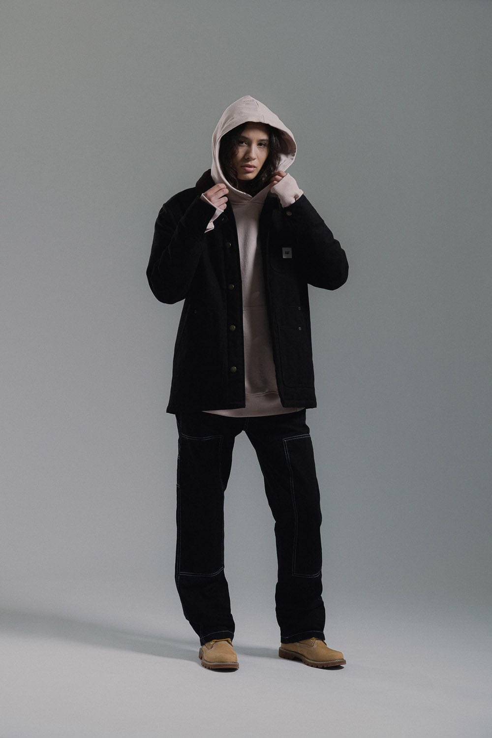 cat wwr felpe Workwear Redefined Embroidery Hoodie Fleece