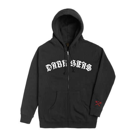 dark seas Dead Of Night Stock Zip Hooded Fleece foto 1