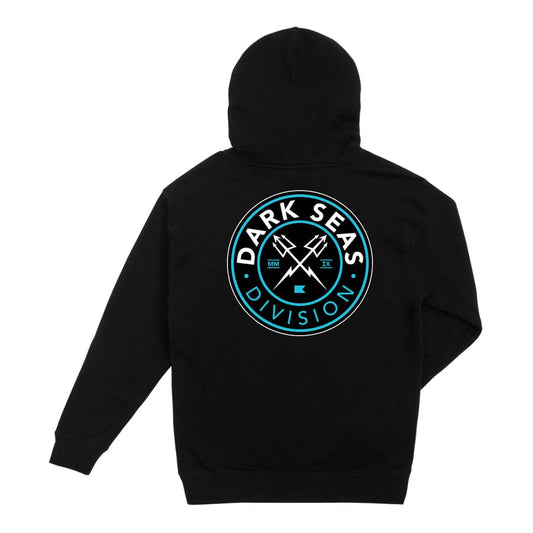 dark seas NAVIGATOR STOCK PULLOVER FLEECE - BLACK foto 1