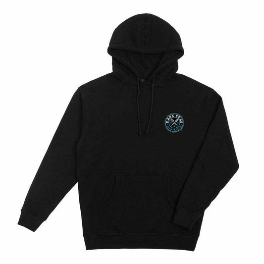 dark seas NAVIGATOR STOCK PULLOVER FLEECE - BLACK foto 2