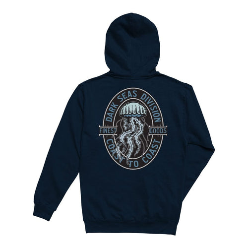 felpe dark seas TRANSLUCENT STOCK PULLOVER FLEECE - NAVY