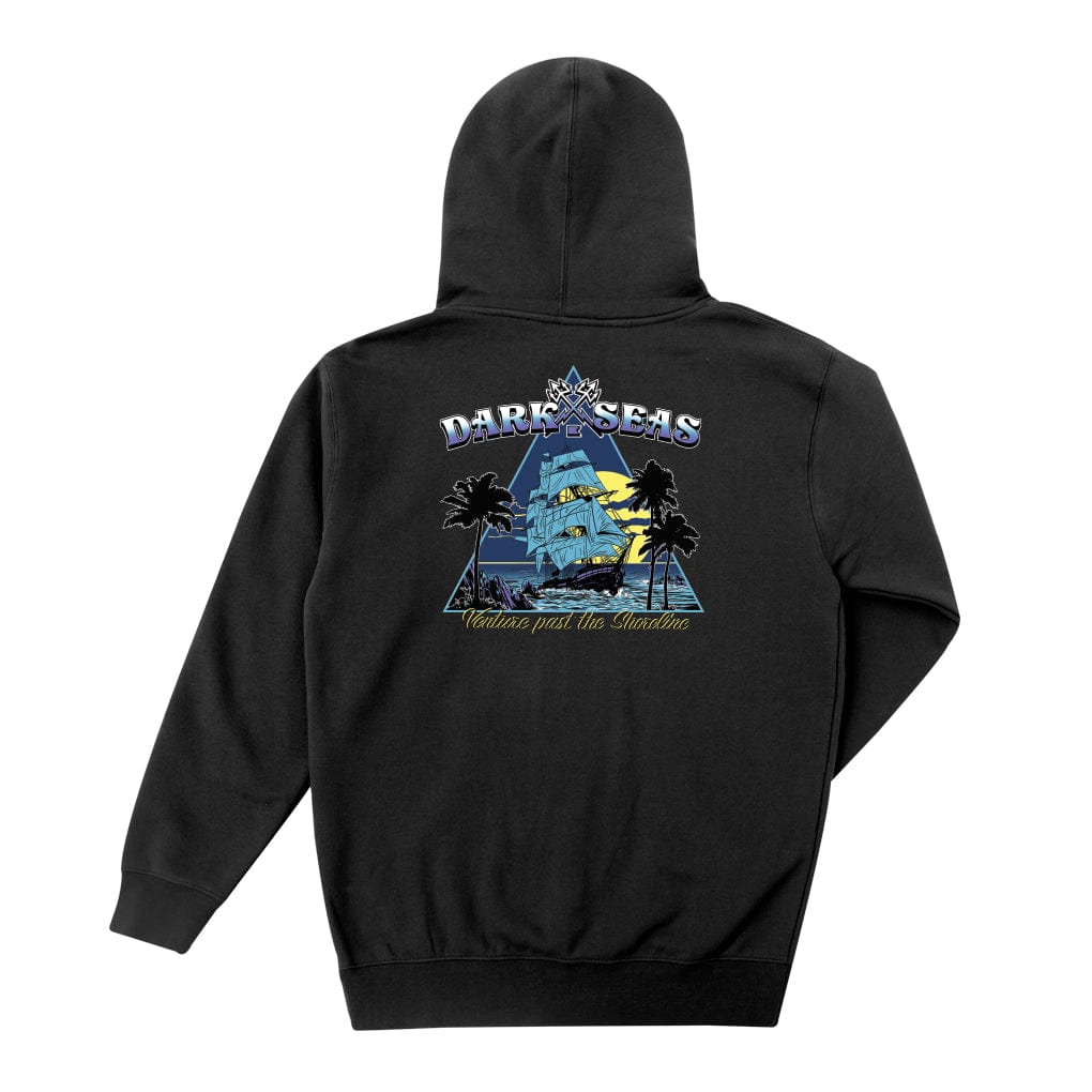 dark seas felpe TRAVELER STOCK ZIP HOODED FLEECE