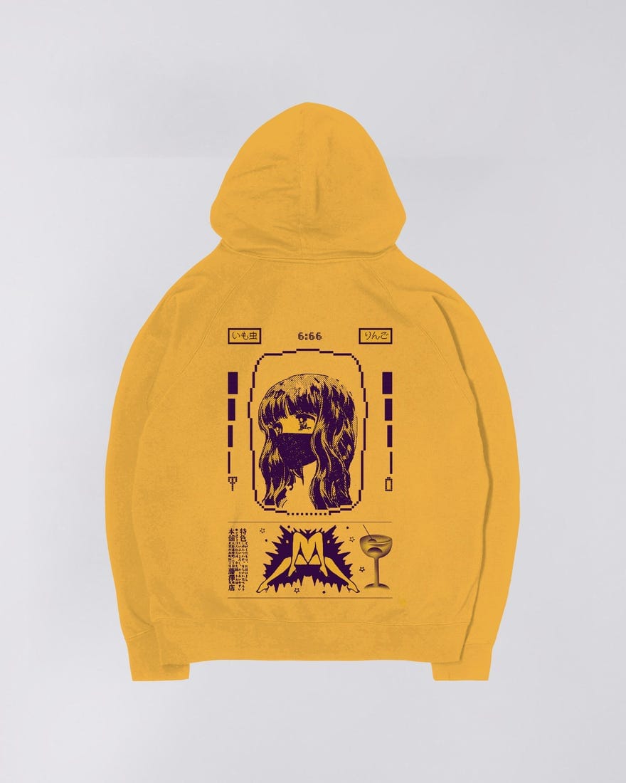 edwin felpe APPLE 666 HOOD SWEAT