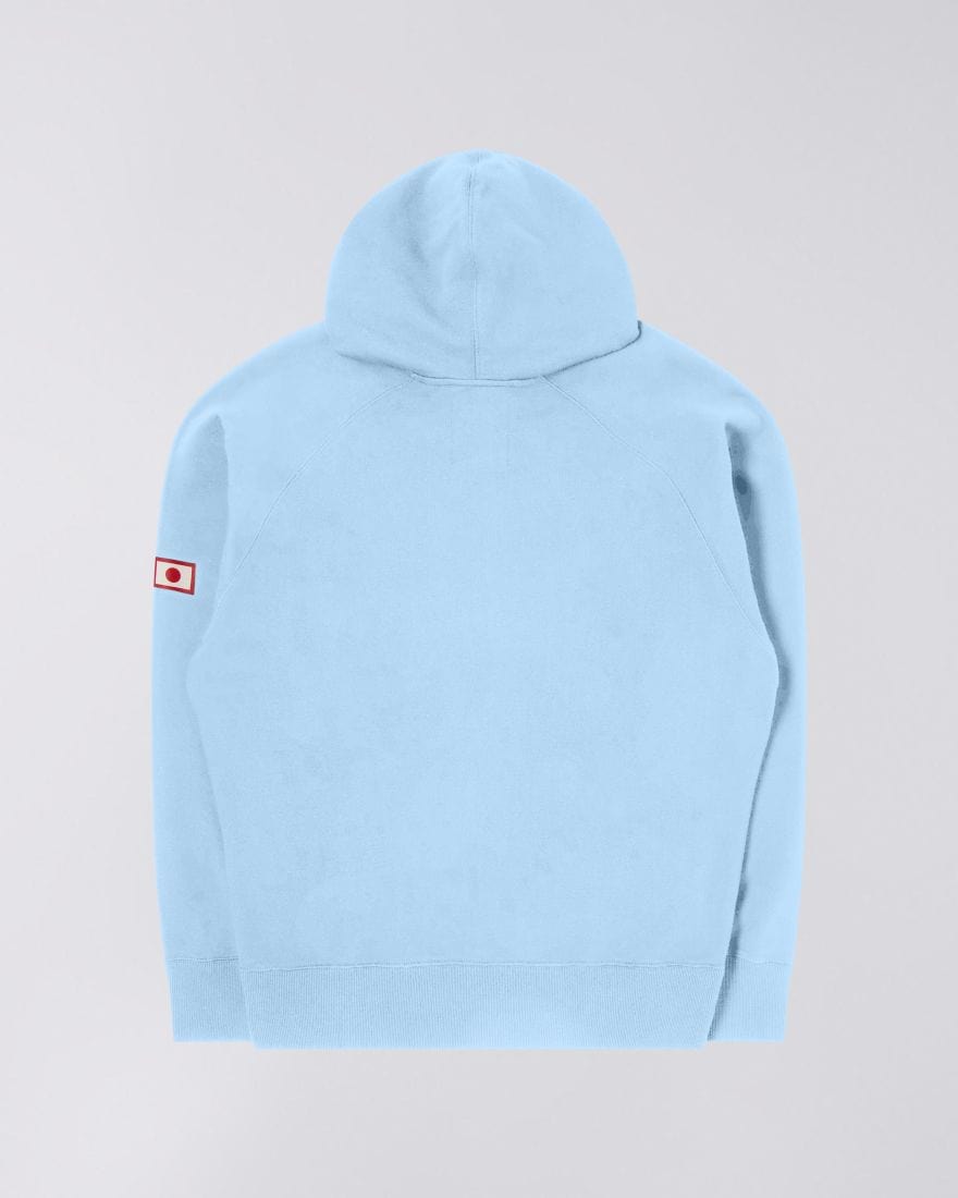 edwin felpe Katakana Retro Hoodie Sweat Placid Blue