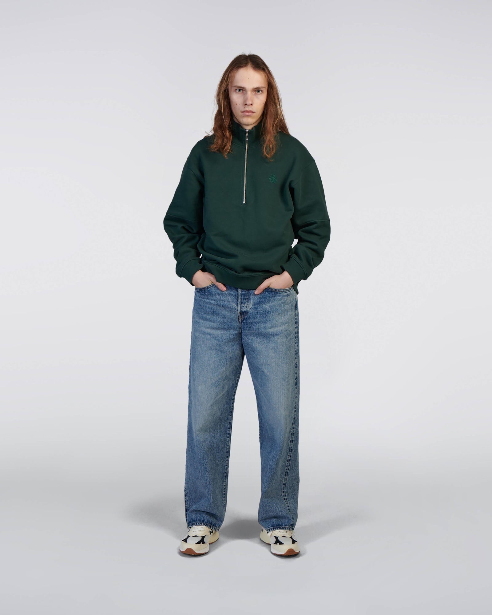 edwin felpe Koji Half Zip Sweat