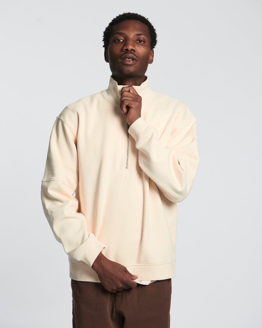 edwin felpe KOJI HALF ZIP SWEAT