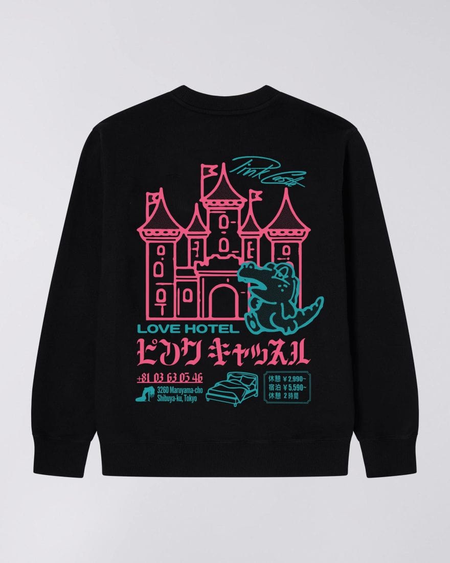 edwin felpe Pink Castle Sweat