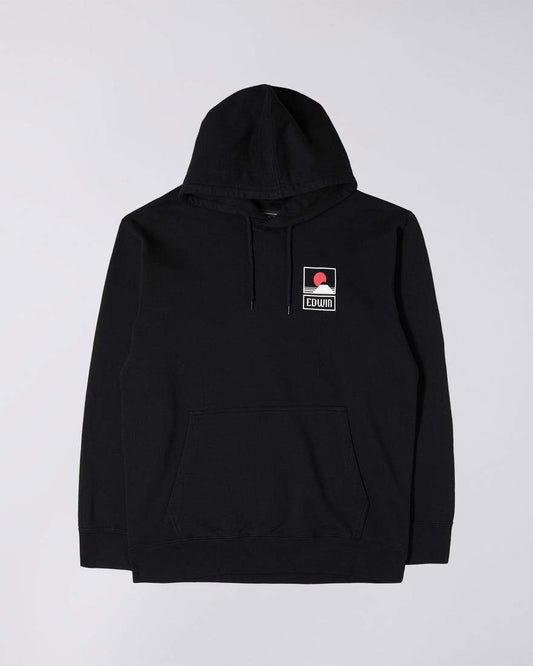 edwin Sunset On Mt Fuji Hoodie Sweat Black foto 6