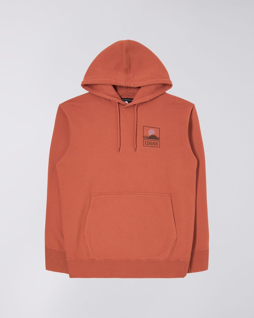 edwin felpe SUNSET ON MT FUJI HOODIE SWEAT