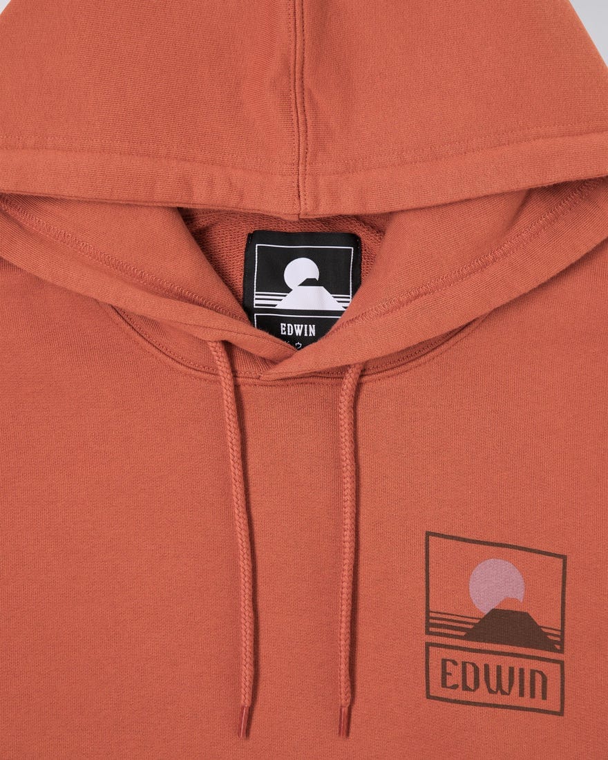 edwin felpe SUNSET ON MT FUJI HOODIE SWEAT