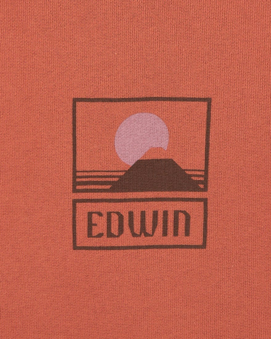 edwin felpe SUNSET ON MT FUJI HOODIE SWEAT