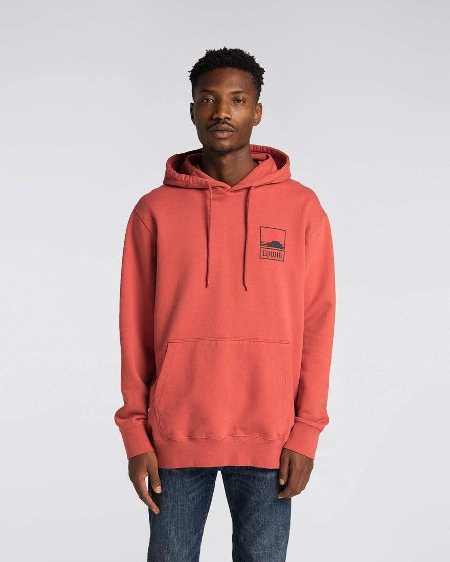 Edwin sunset on top mt fuji hoodie