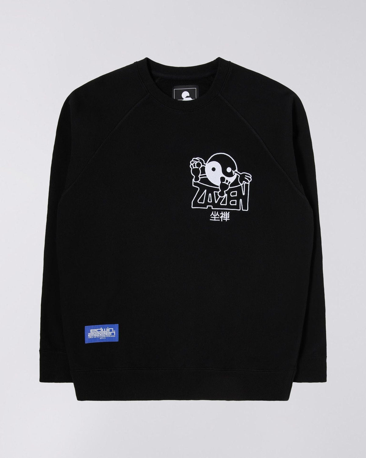 edwin felpe Zazen Sweat Black