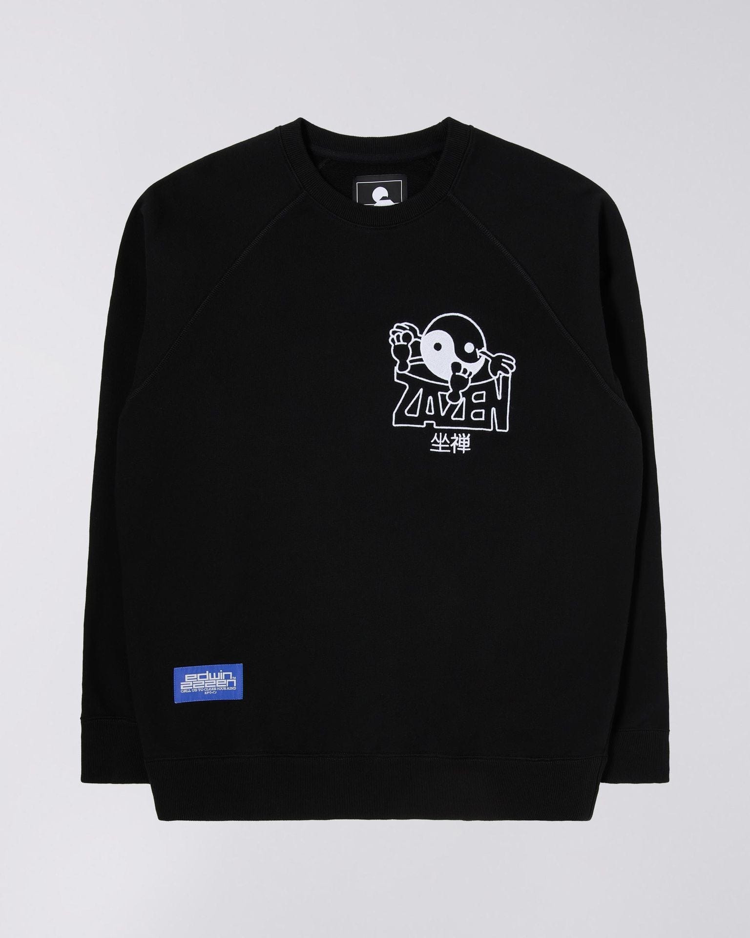 edwin felpe Zazen Sweat Black