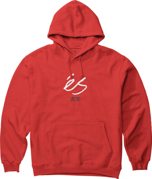 es TIGER BLOCK HOODIE - RED foto 2