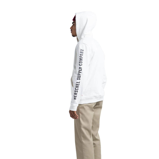 herschel Pullover Hoodie Sleeve Print De Blanc/Black foto 3