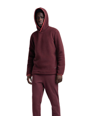 Sherpa Hoodie Plum